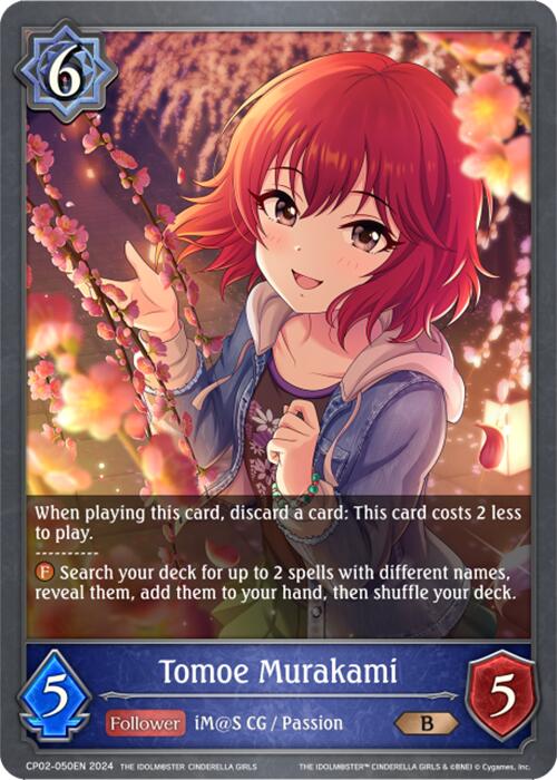 Tomoe Murakami (CP02-050EN) [THE IDOLM@STER CINDERELLA GIRLS] - Bushiroad - Card Brawlers | Quebec | Canada |