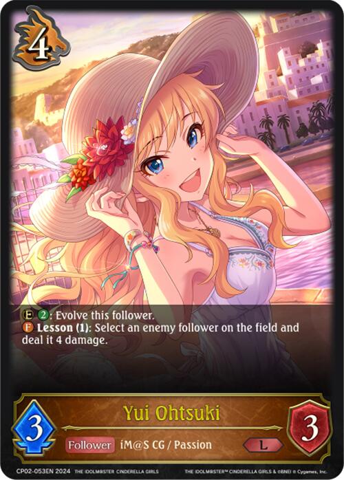 Yui Ohtsuki (CP02-053EN) [THE IDOLM@STER CINDERELLA GIRLS] - Bushiroad - Card Brawlers | Quebec | Canada |