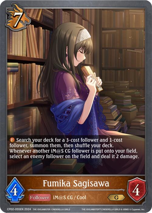 Fumika Sagisawa (CP02-055EN) [THE IDOLM@STER CINDERELLA GIRLS] - Bushiroad - Card Brawlers | Quebec | Canada |