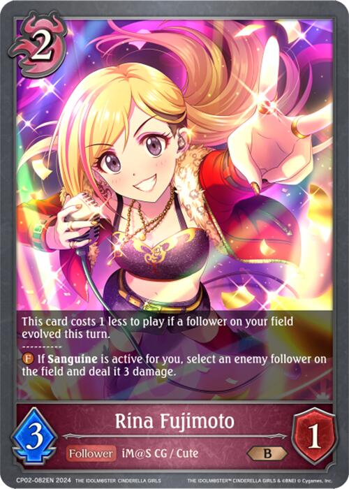 Rina Fujimoto (CP02-082EN) [THE IDOLM@STER CINDERELLA GIRLS] - Bushiroad - Card Brawlers | Quebec | Canada |