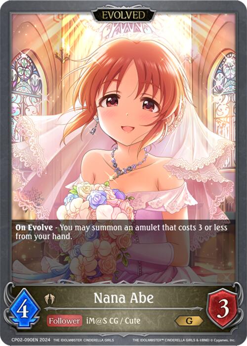 Nana Abe (CP02-090EN) [THE IDOLM@STER CINDERELLA GIRLS] - Bushiroad - Card Brawlers | Quebec | Canada |