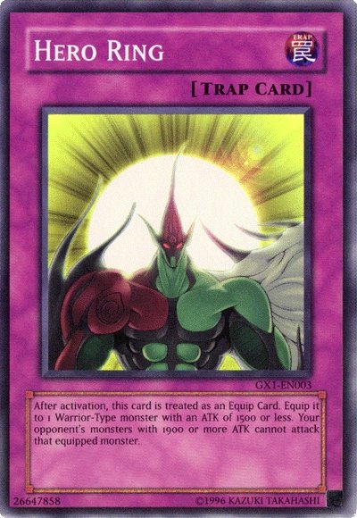 Hero Ring [GX1-EN003] Super Rare - Yu-Gi-Oh! - Card Brawlers | Quebec | Canada |