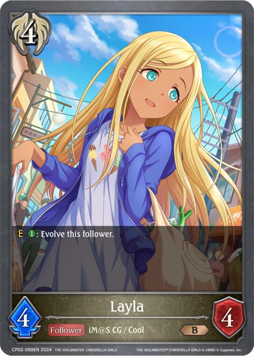 Layla (CP02-099EN) [THE IDOLM@STER CINDERELLA GIRLS] - Bushiroad - Card Brawlers | Quebec | Canada |