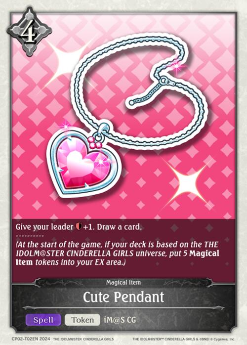 Cute Pendant (CP02-T02EN) [THE IDOLM@STER CINDERELLA GIRLS] - Bushiroad - Card Brawlers | Quebec | Canada |