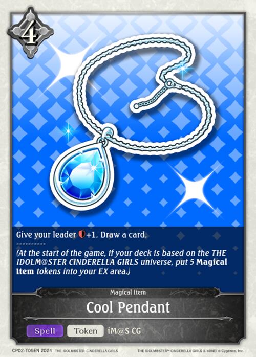 Cool Pendant (CP02-T05EN) [THE IDOLM@STER CINDERELLA GIRLS] - Bushiroad - Card Brawlers | Quebec | Canada |