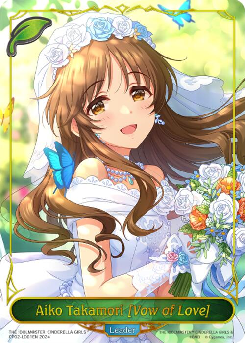 Aiko Takamori [Vow of Love] (CP02-LD01EN) [THE IDOLM@STER CINDERELLA GIRLS] - Bushiroad - Card Brawlers | Quebec | Canada |