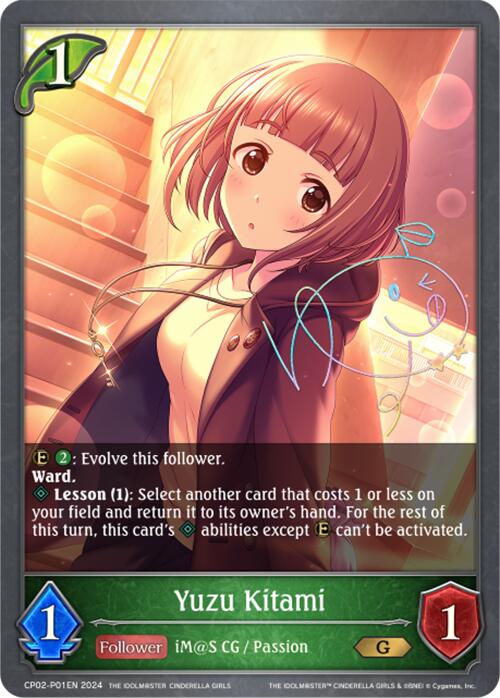 Yuzu Kitami (CP02-P01EN) [THE IDOLM@STER CINDERELLA GIRLS] - Bushiroad - Card Brawlers | Quebec | Canada |