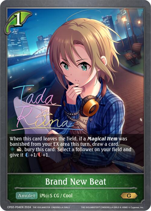 Brand New Beat (CP02-P04EN) [THE IDOLM@STER CINDERELLA GIRLS] - Bushiroad - Card Brawlers | Quebec | Canada |