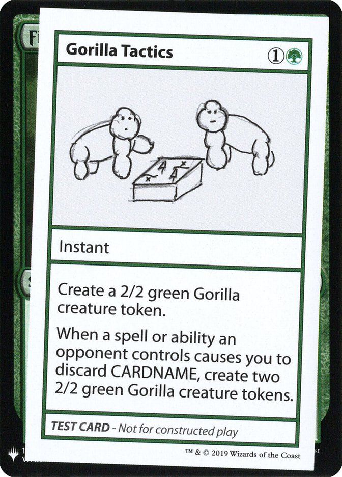 Gorilla Tactics [Mystery Booster Playtest Cards] - Magic: The Gathering - Card Brawlers | Quebec | Canada |