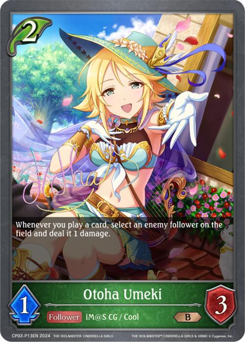 Otoha Umeki (CP02-P13EN) [THE IDOLM@STER CINDERELLA GIRLS] - Bushiroad - Card Brawlers | Quebec | Canada |