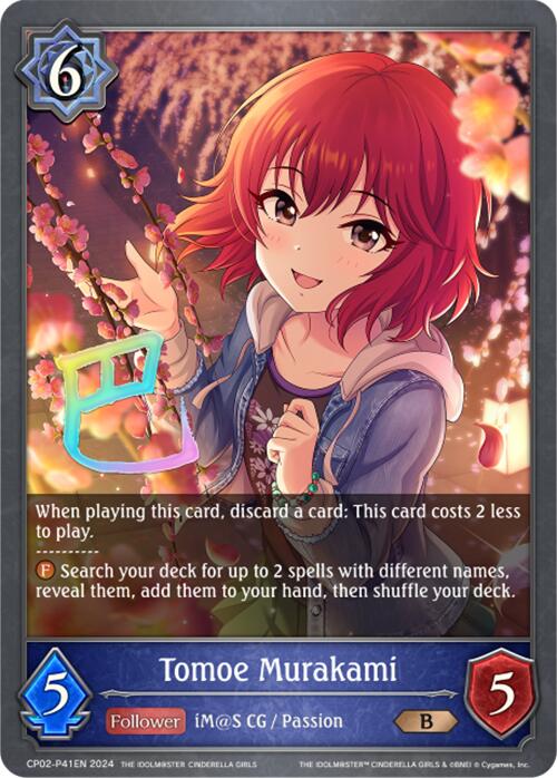 Tomoe Murakami (CP02-P41EN) [THE IDOLM@STER CINDERELLA GIRLS] - Bushiroad - Card Brawlers | Quebec | Canada |
