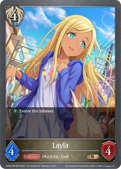 Layla (CP02-P81EN) [THE IDOLM@STER CINDERELLA GIRLS] - Bushiroad - Card Brawlers | Quebec | Canada |