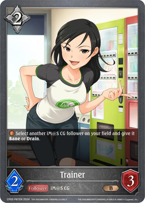 Trainer (CP02-P87EN) [THE IDOLM@STER CINDERELLA GIRLS] - Bushiroad - Card Brawlers | Quebec | Canada |
