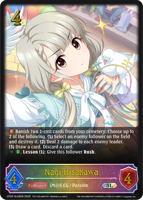 Nagi Hisakawa (CP02-SL06EN) [THE IDOLM@STER CINDERELLA GIRLS] - Bushiroad - Card Brawlers | Quebec | Canada |