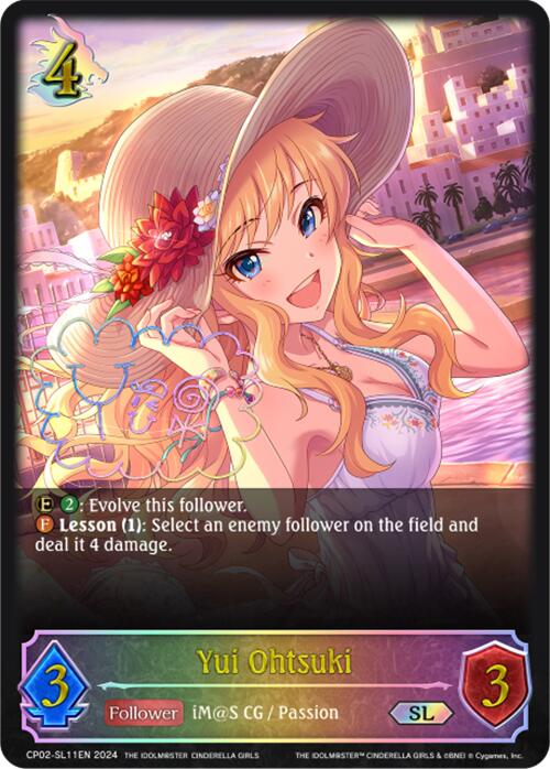 Yui Ohtsuki (CP02-SL11EN) [THE IDOLM@STER CINDERELLA GIRLS] - Bushiroad - Card Brawlers | Quebec | Canada |