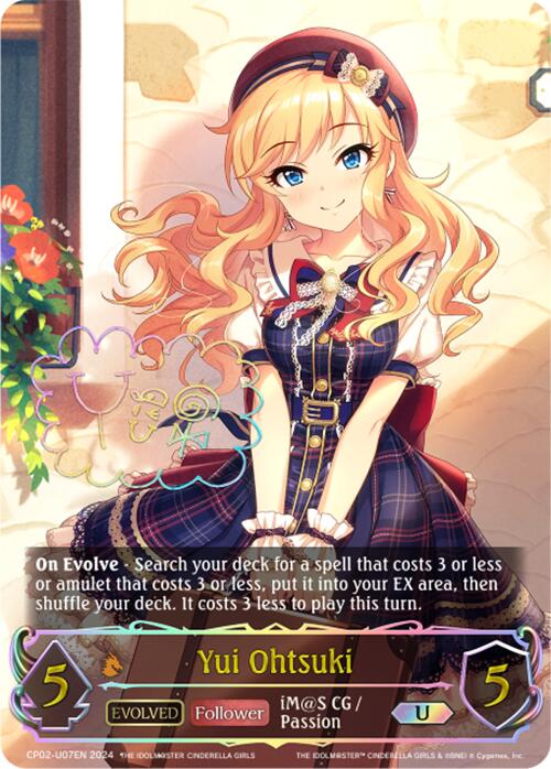 Yui Ohtsuki (CP02-U07EN) [THE IDOLM@STER CINDERELLA GIRLS] - Bushiroad - Card Brawlers | Quebec | Canada |
