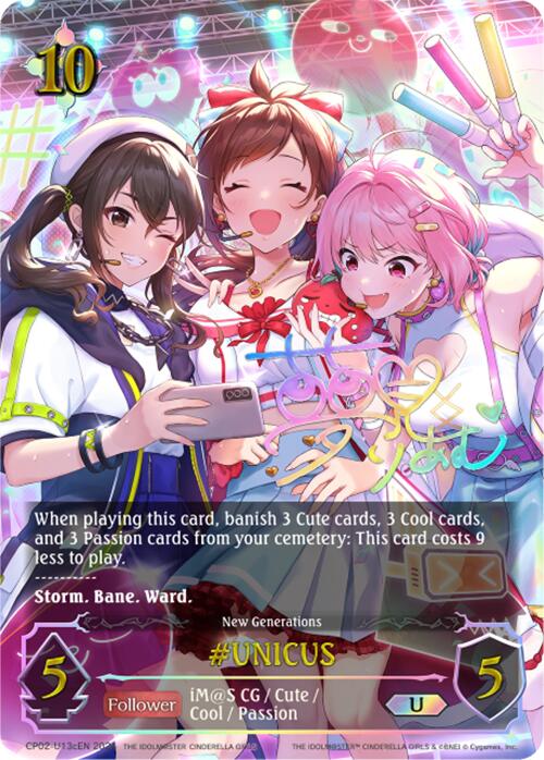 #UNICUS (CP02-U13cEN) [THE IDOLM@STER CINDERELLA GIRLS] - Bushiroad - Card Brawlers | Quebec | Canada |