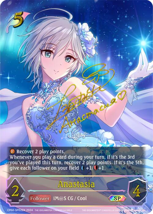 Anastasia (CP02-SP02EN) [THE IDOLM@STER CINDERELLA GIRLS] - Bushiroad - Card Brawlers | Quebec | Canada |