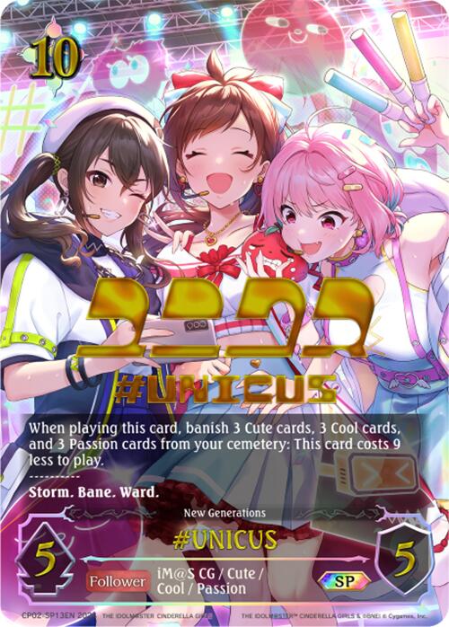 #UNICUS (CP02-SP13EN) [THE IDOLM@STER CINDERELLA GIRLS] - Bushiroad - Card Brawlers | Quebec | Canada |