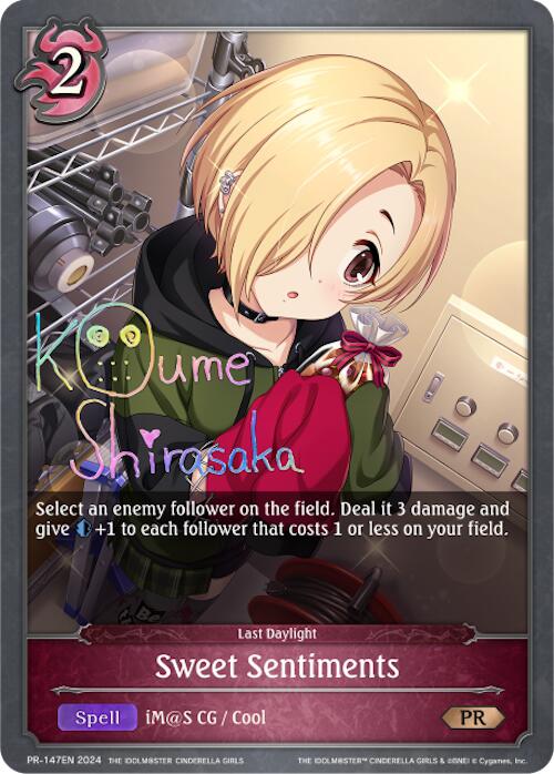 Sweet Sentiments (PR-147EN) [Promotional Cards] - Bushiroad - Card Brawlers | Quebec | Canada |