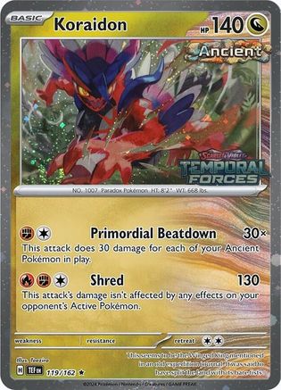 Koraidon (119/162) [Miscellaneous Cards & Products]