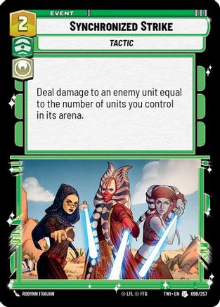 Synchronized Strike (099/257) (099/257) [Twilight of the Republic] - Fantasy Flight Games - Card Brawlers | Quebec | Canada |