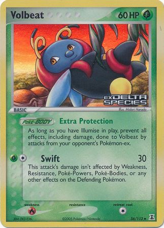 Volbeat (56/113) (Stamped) [EX: Delta Species] - Pokémon - Card Brawlers | Quebec | Canada |