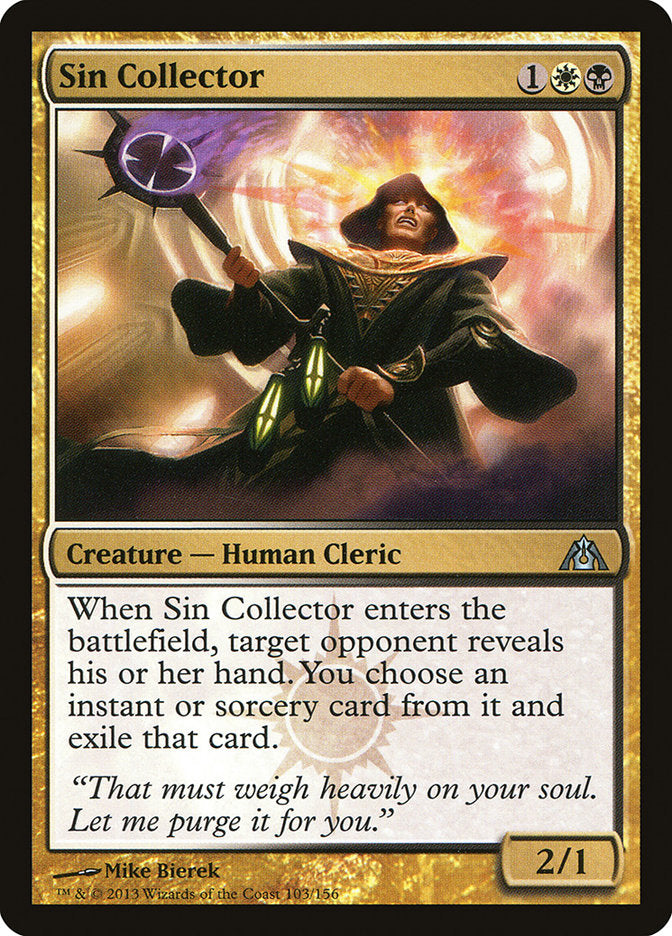 Sin Collector [Dragon's Maze] - Magic: The Gathering - Card Brawlers | Quebec | Canada |