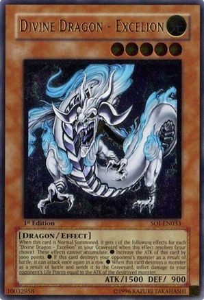 Dragon Divin - Excelion (UTR) [SOI-EN033] Ultime Rare 