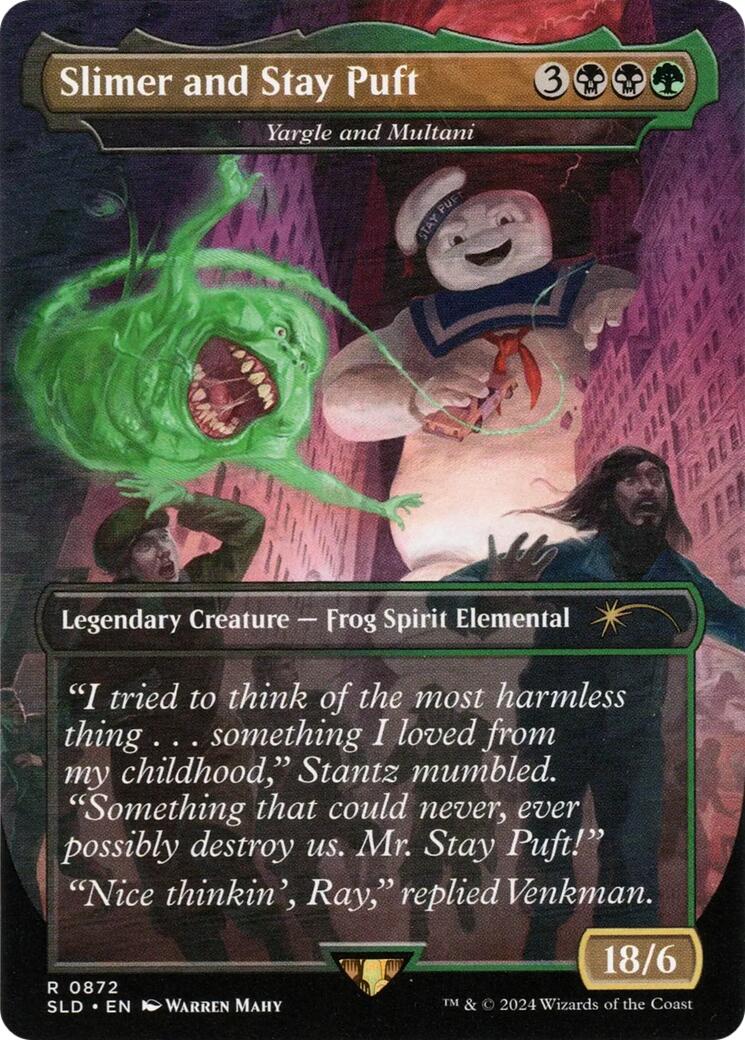 Slimer and Stay Puft - Yargle and Multani [Secret Lair Drop Series] - Magic: The Gathering - Card Brawlers | Quebec | Canada |