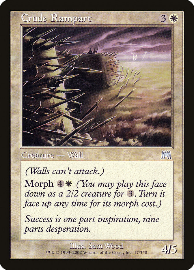 Crude Rampart [Onslaught] - Magic: The Gathering - Card Brawlers | Quebec | Canada |