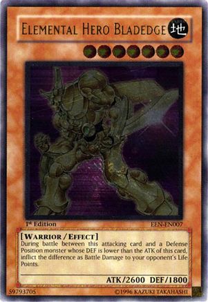 Elemental Hero Bladedge (UTR) (EEN-EN007) Ultimate Rare
