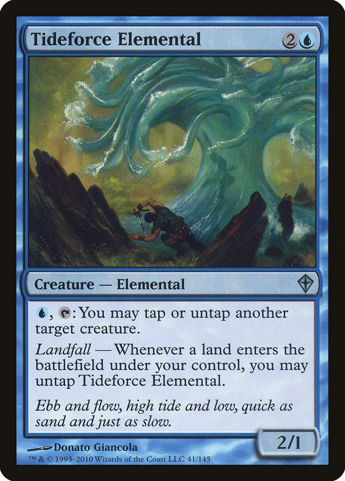 Tideforce Elemental [Worldwake] - Magic: The Gathering - Card Brawlers | Quebec | Canada |