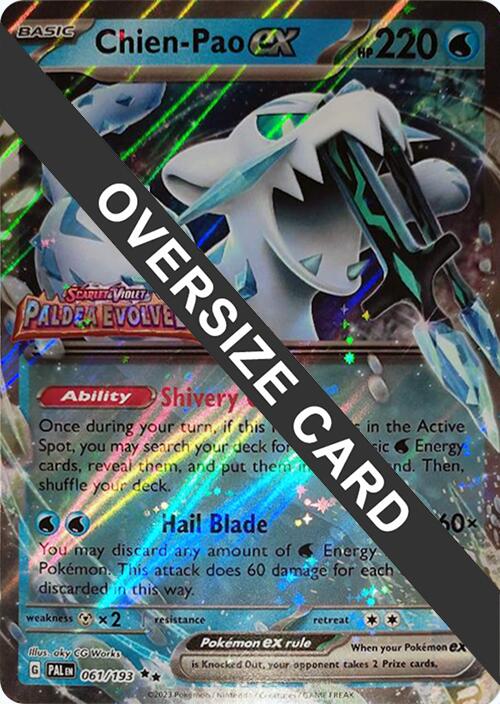 Chien-Pao ex (061/193) (Jumbo) [Scarlet & Violet: Black Star Promos] - Pokémon - Card Brawlers | Quebec | Canada |