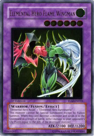 Héros élémentaire Flame Wingman [TLM-EN035] Ultimate Rare 