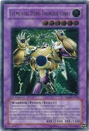 Elemental Hero Thunder Giant (UTR) (TLM-EN036) Ultimate Rare