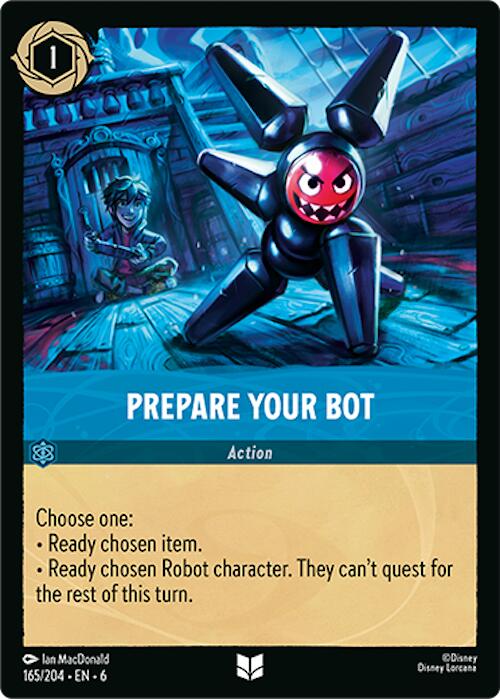 Prepare Your Bot (165/204) [Azurite Sea] - Disney - Card Brawlers | Quebec | Canada |