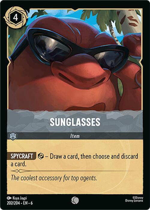 Sunglasses (202/204) [Azurite Sea] - Disney - Card Brawlers | Quebec | Canada |