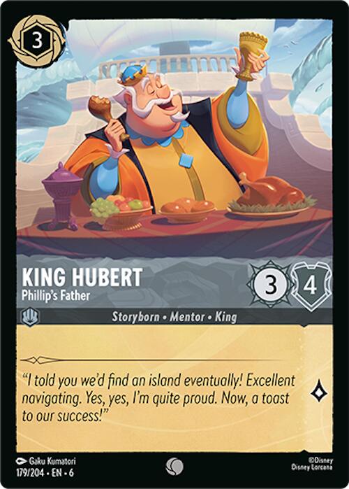 King Hubert - Phillip's Father (179/204) [Azurite Sea] - Disney - Card Brawlers | Quebec | Canada |
