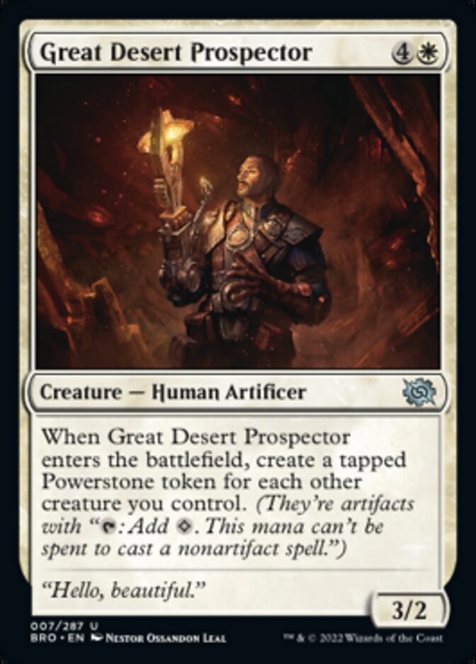 Great Desert Prospector [The Brothers' War] - Magic: The Gathering - Card Brawlers | Quebec | Canada |