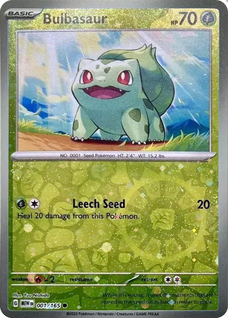 Bulbasaur (001/165) (Cosmos Holo) (Costco Exclusive) [Miscellaneous Cards] - Pokémon - Card Brawlers | Quebec | Canada |