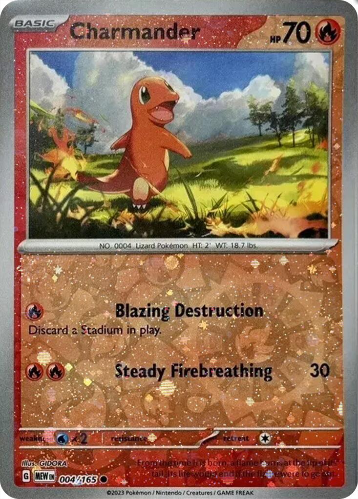 Charmander (004/165) (Cosmos Holo) (Costco Exclusive) [Miscellaneous Cards] - Pokémon - Card Brawlers | Quebec | Canada |