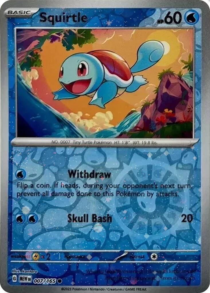 Squirtle (007/165) (Cosmos Holo) (Costco Exclusive) [Scarlet & Violet 151] - Pokémon - Card Brawlers | Quebec | Canada |