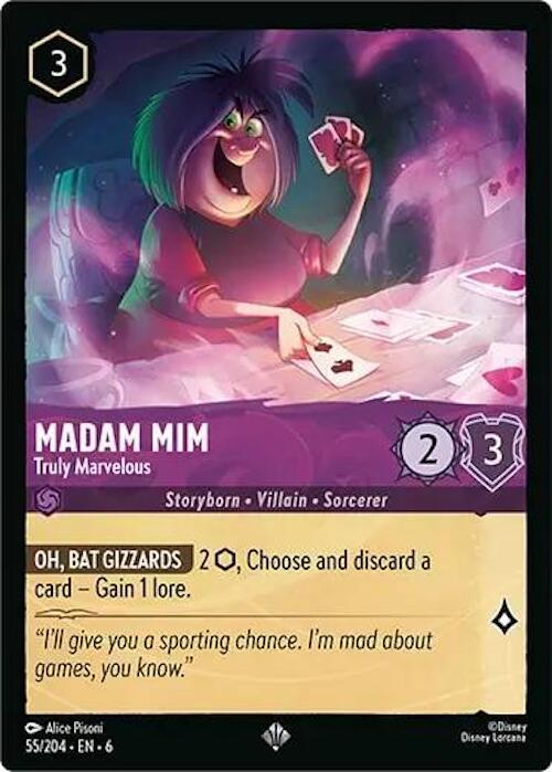 Madam Mim - Truly Marvelous (55/204) [Azurite Sea] - Disney - Card Brawlers | Quebec | Canada |