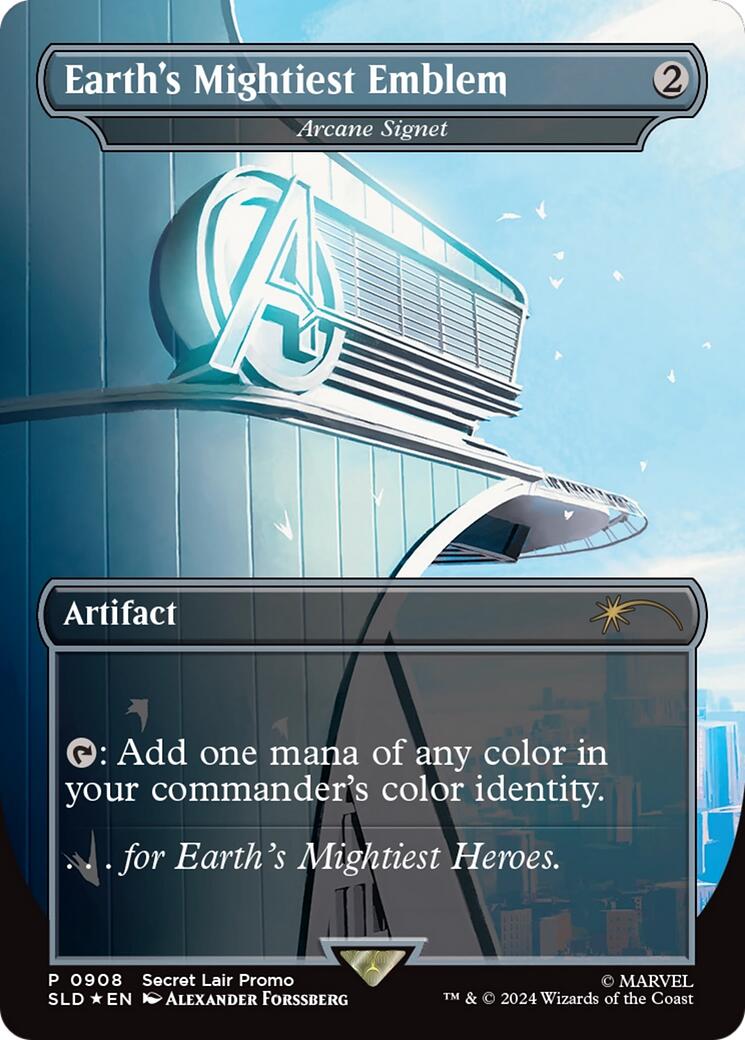 Earth's Mightiest Emblem - Arcane Signet [Secret Lair Drop Series] - Magic: The Gathering - Card Brawlers | Quebec | Canada |