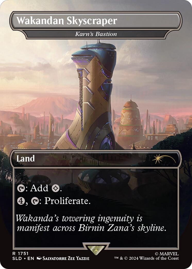 Wakandan Skyscraper - Karn's Bastion [Secret Lair Drop Series] - Magic: The Gathering - Card Brawlers | Quebec | Canada |