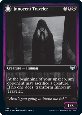 Innocent Traveler // Malicious Invader [Innistrad: Double Feature] - Magic: The Gathering - Card Brawlers | Quebec | Canada |