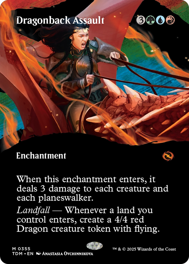 Dragonback Assault (Borderless) [Tarkir: Dragonstorm] - Magic: The Gathering - Card Brawlers | Quebec | Canada |