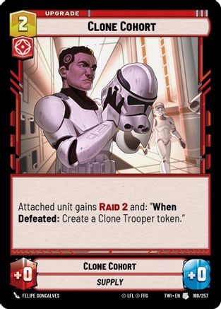 Clone Cohort (169/257) (169/257) [Twilight of the Republic] - Fantasy Flight Games - Card Brawlers | Quebec | Canada |