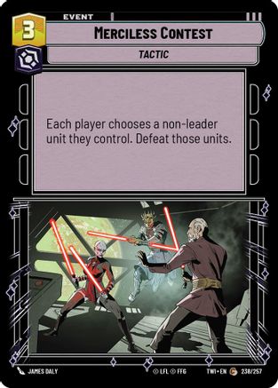 Merciless Contest (238/257) (238/257) [Twilight of the Republic] - Fantasy Flight Games - Card Brawlers | Quebec | Canada |